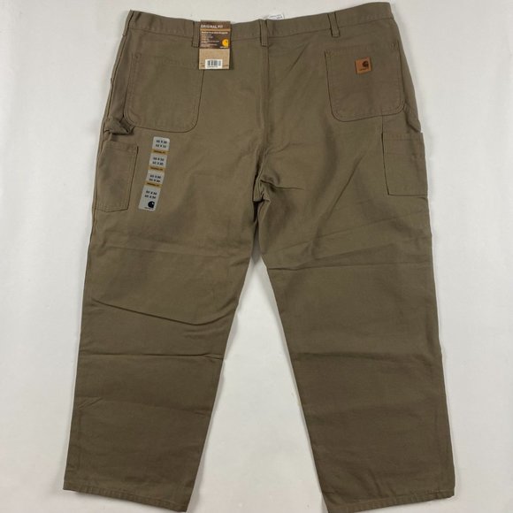 NWT Carhartt B11 CBR Washed Duck Work Dungaree Fit Pants Men's 50 x 30 Carpenter - Picture 1 of 14